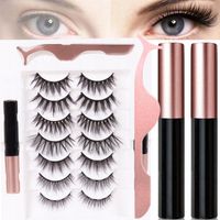 7X ORYGINALNE rzęsy magnetyczne ProTone DŁUGIE + pęseta + 2X eyeliner + box