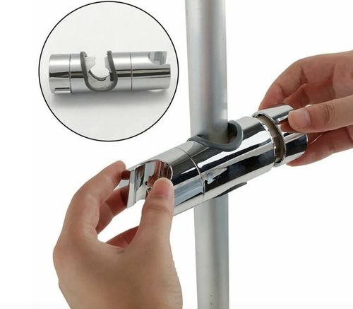 Uchwyt na słuchawkę do drążka prysznicowego m22/25 uniwersalny chrom na Arena.pl