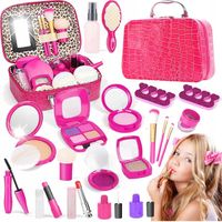 ZESTAW DO MAKIJAŻU Udawane ZABAWKA Kosmetyki DLA DZIECI torebka NA PREZENT