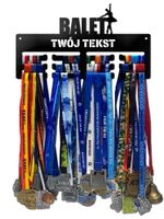 Wieszak na medale BALET twoje imię dowolny tekst 277.1