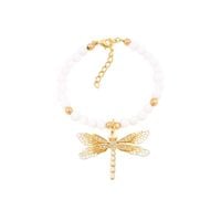 bransoletka kamień ważka emalia z kolekcji mystical moments (b22/waż/18au)