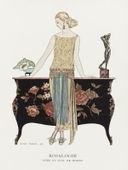 Plakat 60x80cm Rosalinde, Barbier Vintage do Salonu