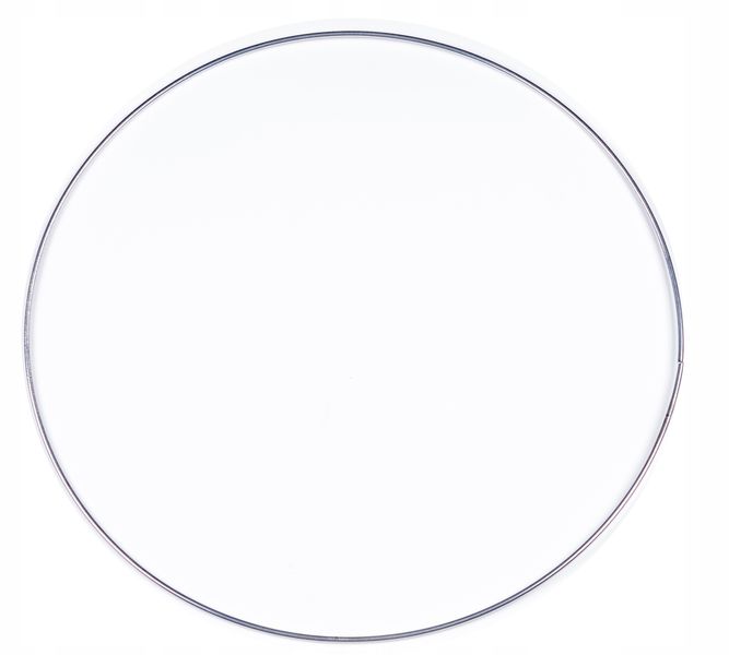 SREBRNA metalowa obręcz kółko do łapacza snów 30cm zdjęcie 1