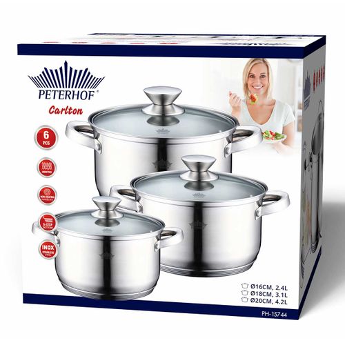 ZESTAW GARNKÓW 6 ELEM. PETERHOF PH-15744 na Arena.pl