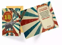 Karnet B6 Pr-392 Urodziny 18