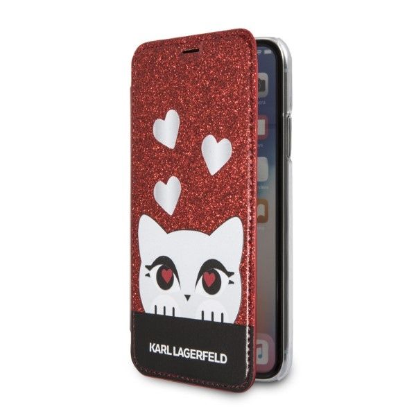 Etui Karl Lagerfeld do iPhone XS, iPhone X, Czerwony zdjęcie 2