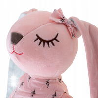 Królik z Długimi Uszami Pluszowy Różowy Maskotka Przytulanka 52 cm Tuliś