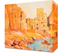 Obraz 30x30cm Ruiny pod Słońcem