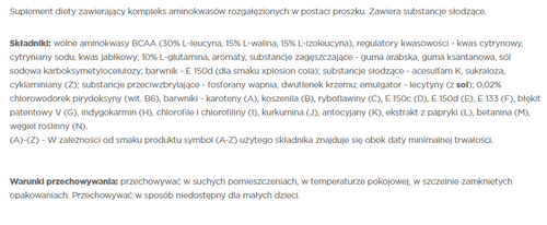 BCAA Xplode 500 g owocowy poncz na Arena.pl