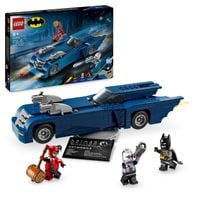 LEGO SUPER HEROES Batman z batmobilem kontra Harley Quinn i Mr. Freeze