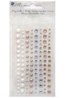 KRYSZTAŁKI I PERŁY SAMOPRZYLEPNE 120 SZT NATURE TONES GRKP-005