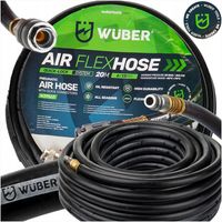 WĄŻ PRZEWÓD PNEUMATYCZNY GUMOWY 20M 6x13MM ZAKUWANY DO KOMPRESORA WUBER