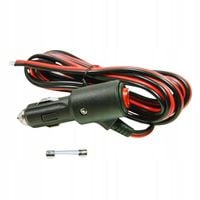 Przewód gniazda zapalniczki wtyk wtyczka kabel 3m 15A z przełącznikiem