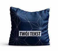 poduszka dekoracyjna GEOMETRYCZNA  z Twoim napisem G11