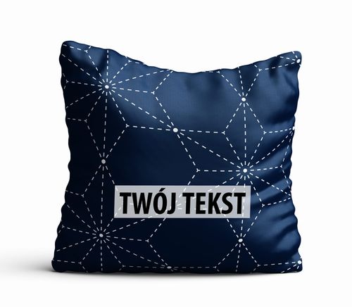 poduszka dekoracyjna GEOMETRYCZNA  z Twoim napisem G11 na Arena.pl