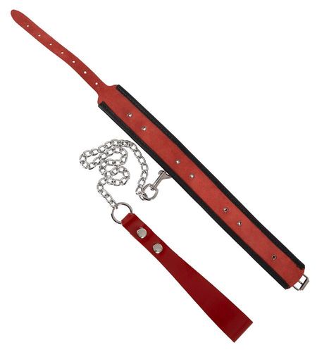 Leather Collar and Leash na Arena.pl