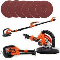 SZLIFIERKA ŻYRAFA DO GIPSU GŁADZI TYNKÓW TYNKU 710W 225mm 4m NA WYSIĘGNIKU