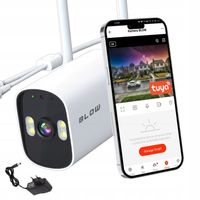 KAMERA ZEWNĘTRZNA TUBOWA WIFI IP 4MPx WQHD DETEKCJA ONVIF AUDIO TUYA SMART