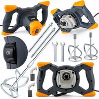 MIESZADŁO ELEKTRYCZNE DO ZAPRAW KLEJU BETONU TYNKU 3150W 2x mieszalnik