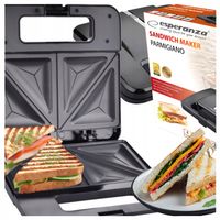 OPIEKACZ TOSTER KANAPKI GRILL TORTILLA MOCNE NIEPRZYWIERAJĄCE PŁYTY 1000W