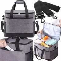 TORBA TERMICZNA PODRÓŻNA PLAŻOWA LODÓWKA TURYSTYCZNA NA RAMIĘ DUŻA 20L