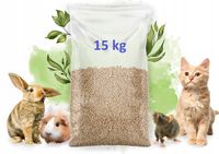 ŻWIREK DREWNIANY 15KG DLA KOTÓW CHOMIKÓW KRÓLIKÓW PELLET