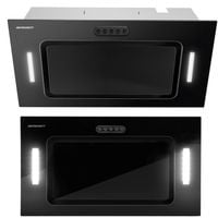 Okap kuchenny podszafkowy 52cm czarny BE-52A