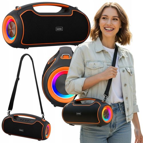 Głośnik Bezprzewodowy TONSIL BEAT 120W LED TWS Bluetooth AUX USB BT na Arena.pl