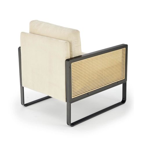 Fotel Edra rattan/ beżowy na Arena.pl