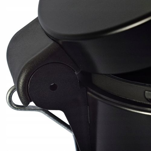 Kosz na śmieci łazienkowy pojemnik czarny elegancki wytrzymały na Arena.pl