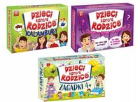 3W1 DZIECI KONTRA RODZICE KALAMBURY + CZEGO O SOBIE NIE WIECIE + ZAGADKI 4+