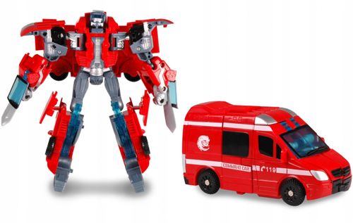 TRANSFORMER Robot AMBULANS Auto 2w1 Samochód ARTYK na Arena.pl