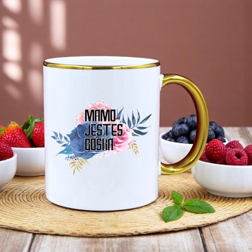 ZESTAW PREZENTOWY PODUSZKA I PIĘKNY KUBEK DLA MAMY DZIEŃ MATKI URODZINY na Arena.pl