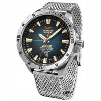 Zegarek Męski Vostok Europe NH35A-320A678B srebrny bransoleta