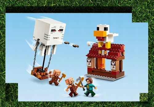 21273 - lego minecraft - atak balonowego ghasta na wioskę na Arena.pl