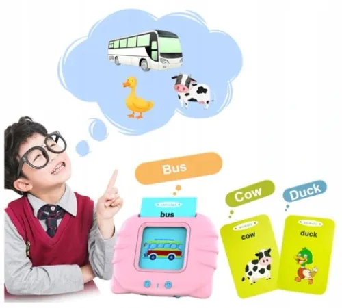 ZABAWKA DO WCZESNEJ NAUKI ANGIELSKIEGO PREZENT DLA 3 4 5 LATKA 510 KART XXL na Arena.pl