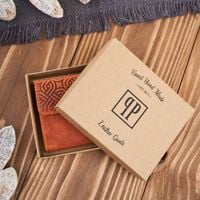 portfel damski skórzany vintage pomarańczowy mały