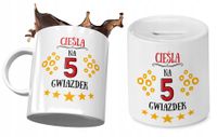 Dla Cieśli Zestaw Kubek + Skarbonka Na Prezent Z Nadrukiem Ze Zdjęciem
