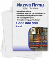 Ulotki A4 reklamowe firmowe 5000szt różne wzory USŁUGI HYDRAULICZNE