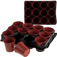 DONICZKI DO WYSIEWU ROZSAD PRODUKCYJNE 12SZT + PALETKA