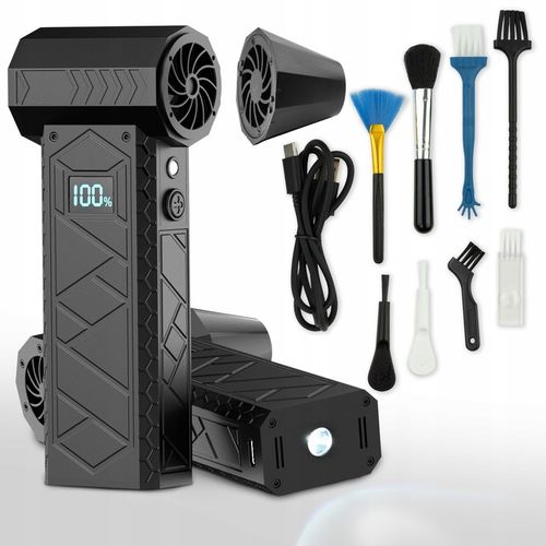 MINI DMUCHAWA DMUCHUŚ TURBO JET FAN NOWY MODEL 2025 LCD DZIEŃ OJCA na Arena.pl