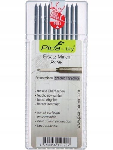 Wkłady Pica Dry znacznik marker budowlany, Ołówek precyzyjny grafitowy 10sz na Arena.pl