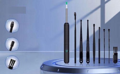 ZESTAW DO USUWANIA WOSKOWINY Z KAMERĄ 8 MEGAPIXELI HD 6 LED ENDOSKOP na Arena.pl