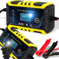 Prostownik Stazer 12V/8A 24V/4A z wyświetlaczem LCD i funkcją regeneracji