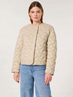 Lekka pikowana kurtka Taifun w kolorze beżowym