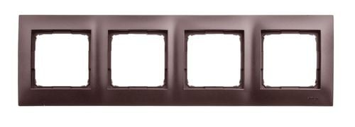 Simon54 Ramka 4- krotna DR4/46 brązowy na Arena.pl
