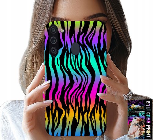 ETUI DO SAMSUNG GALAXY A21 - ABSTRAKCYJNE KOLOROWE WZORY CASE + FOLIA na Arena.pl