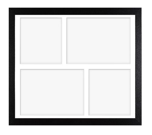 Ramka na 4 zdjęcia Hekla 24x30x4 foto galeria czarny 1szt. na Arena.pl