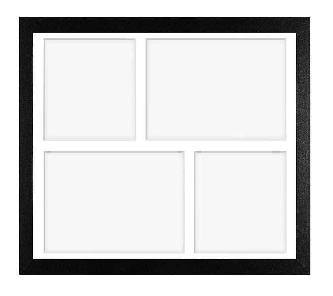 Ramka na 4 zdjęcia Hekla 24x30x4 foto galeria czarny 1szt. zdjęcie 2