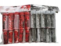 ZESTAW Dymów do zdjęć na pokaz świeca dymna z rączką 10szt czerwona i biała